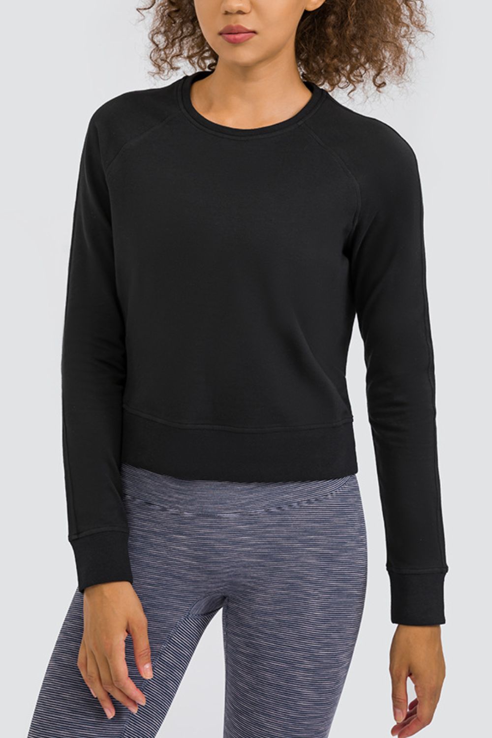 Cozy and Fabulous Raglan Sleeve Sports Top