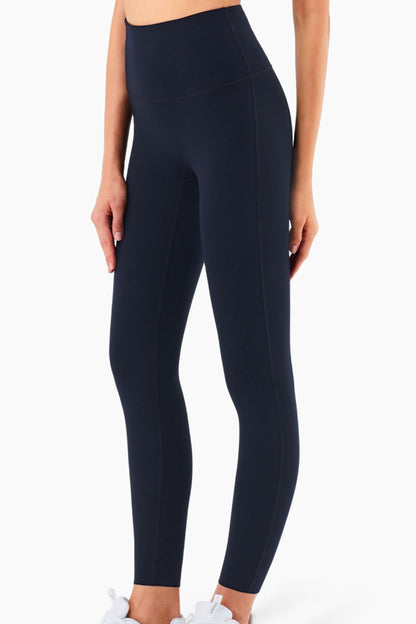 High Waist Seamless Ankle-Length Yoga Leggings