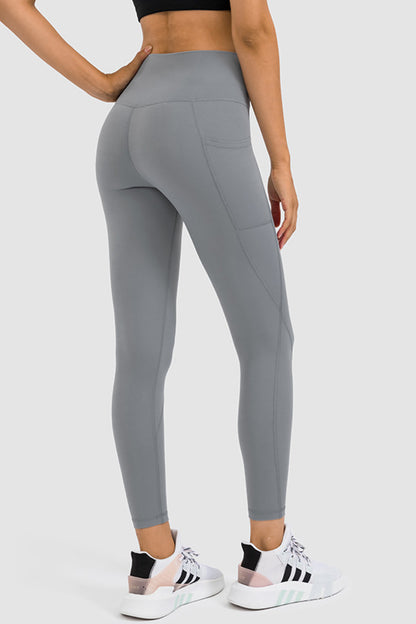 High Rise Yoga Leggings with Side Pocket