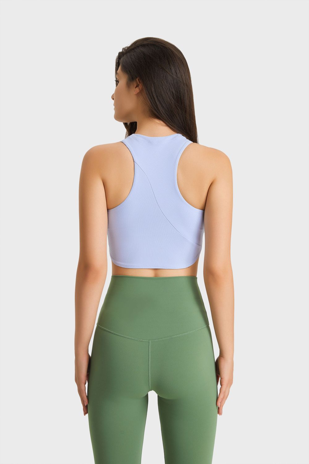 Racerback Hem Detail Sports Bra