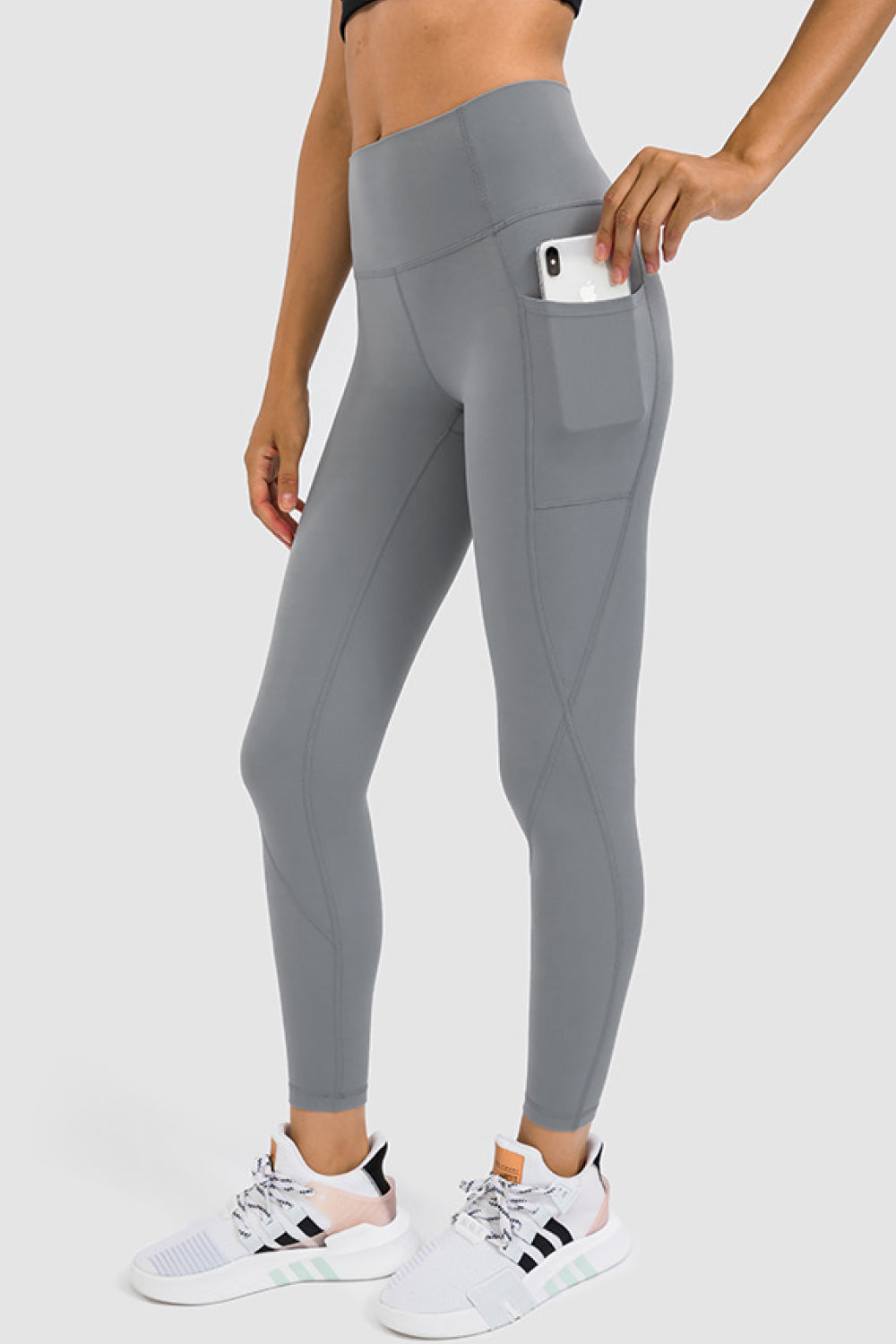 High Rise Yoga Leggings with Side Pocket