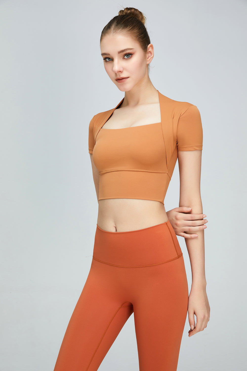 Short Sleeve Cropped Sports Top