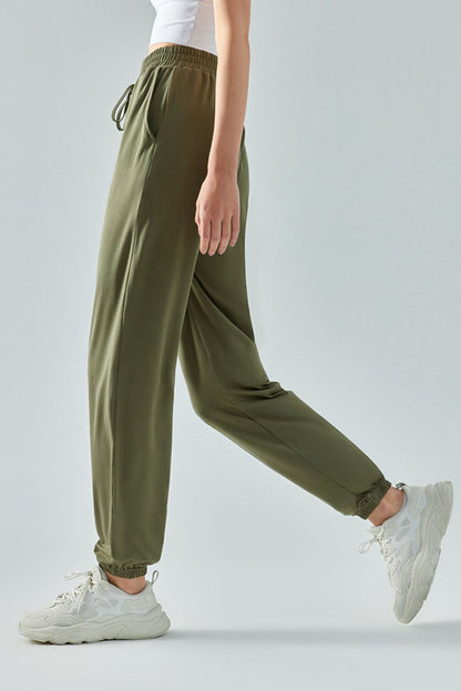 Tie Waist Sports Pants